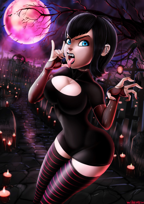 therealshadman:  therealshadman:  Mavis is a Mom now! See more of my work and more goth girls at my site Shadbase.  1 more week to get Mavis as a poster, you can order her via Sharkrobot if you wanted one.   < |D’‘‘‘