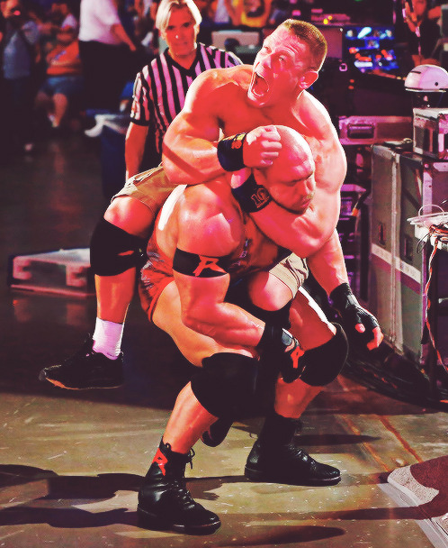 John kept jumping on Ryback during their match! Yep he&rsquo;s really DTF! And