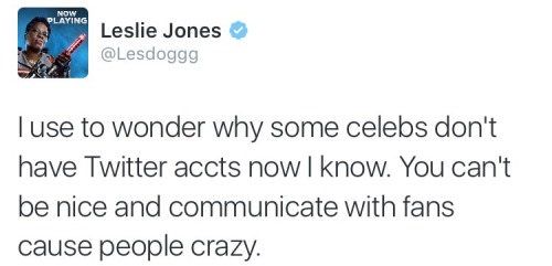 stellasgibson: Leslie Jones is facing an onslaught of racist harassment on Twitter and nobody is do