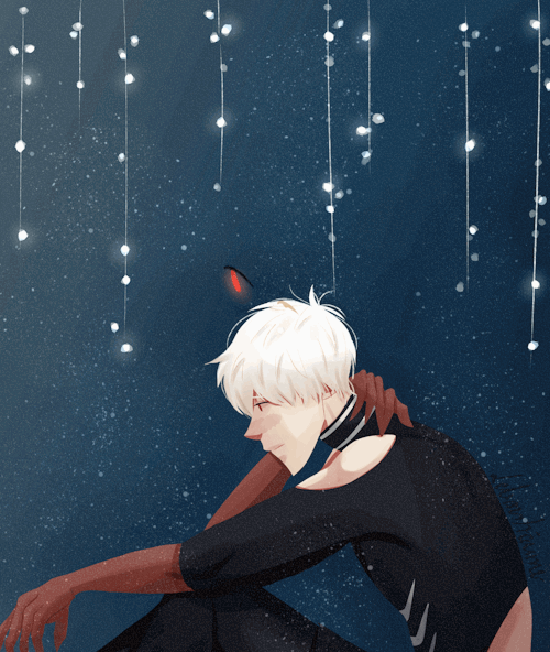 lifedreamerphantasai:  I want to touch the northern lights,we could leave the world behind.I wanna know what it’s like,to walk away from this life. Jaymes Young - Northern Light —- Ahhhh. It endet up to match with one of my Kaneki drawings from 4