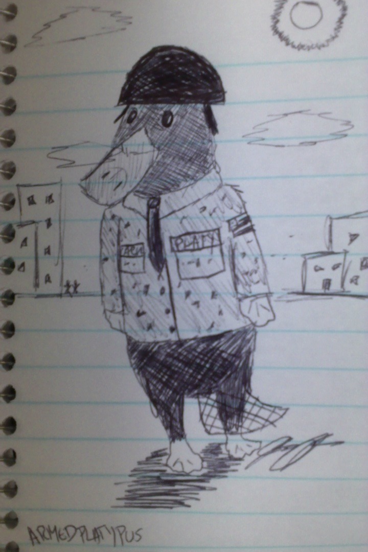 armedplatypus:  seawisher:  did this during training today, woo.   actual picture