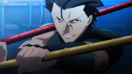 ansatsu-sha:Lancer + his spears (Gae Dearg + Gae Buidhe) / Fate/Zero S1E4