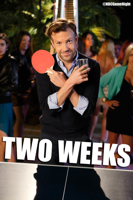 andyourhostkristenwiig:  hollywoodgamenight:  In two weeks, the celebs are coming
