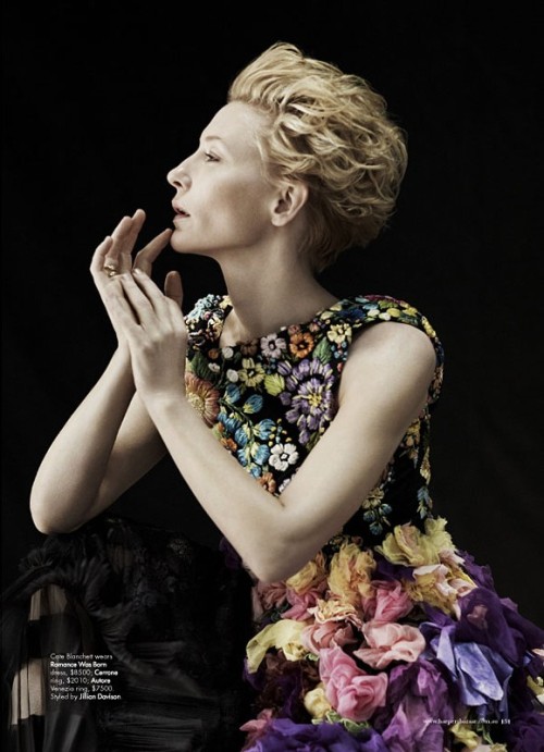 MAY 2011 - HARPER’S BAZAAR AUSTRALIAMODEL: CATE BLANCHETTPHOTOGRAPHY BY: WILL DAVIDSONSTYLING 