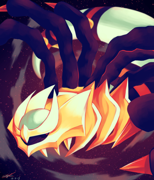 rock-bomber:December PokeDex Challenge: Day3 [DRAGON] Giratina by Rock-BomberMy favorite Dragon-Type