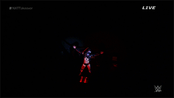 My first time seeing Finn Balor&rsquo;s body paint live! His entrance was so