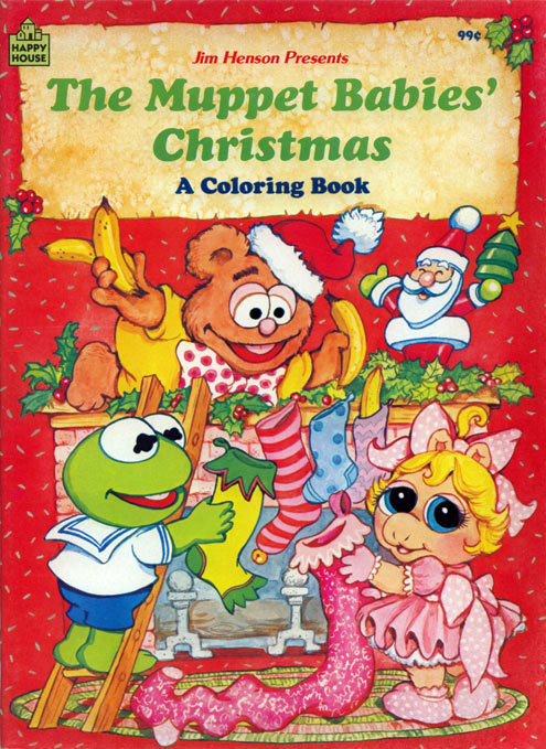 Muppet Babies Happy House’s colouring book, 1986.Merry Christmas!(Source)