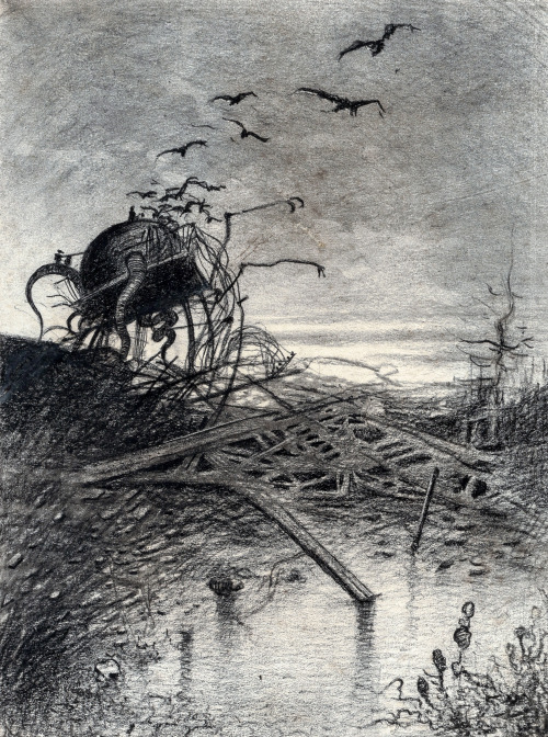 thebristolboard:Original drawings by the Brazilian artist, Henrique Alvim Corrêa, from the Belgium