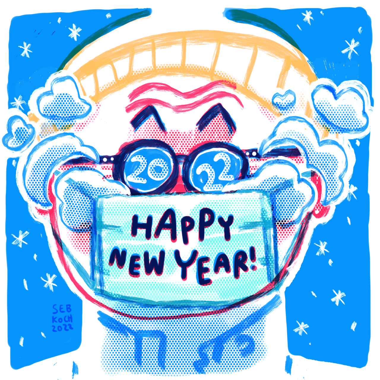 A happy new year, everyone! All the best, may many of your wishes come true (swype for bonus drawing) #2022 #happynewyear https://www.instagram.com/p/CYR5N8yLEsk/?utm_medium=tumblr