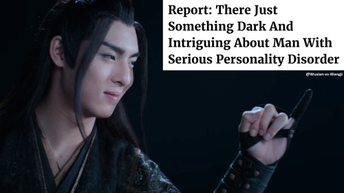 wuxian-vs-wangji:“The Untamed” as Onion Headlines Part 5 (pt. 1, pt. 2, pt. 3, pt. 4)