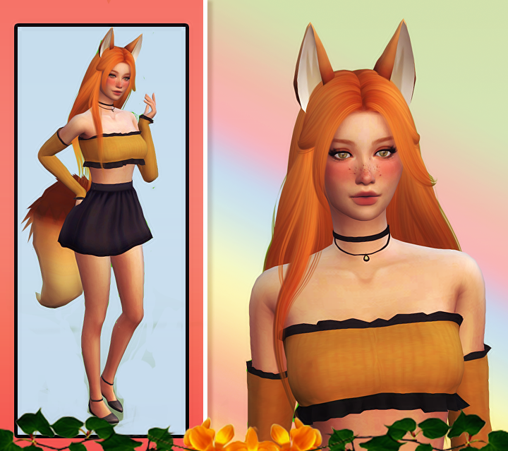 alientscc: “ DAY CREATE-A-SIM CHALLENGE DAY 2: Animal (make a sim that looks like an animal, you may need CC for this one. Ex: bunny) Genetics Skintone @annamsblue Skin @inspiredmoodlet Hair @darkosims3 @missparaply Eyebrows @s-club-tbr Freckies...
