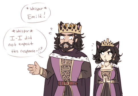 dashingicecream: the great king and queen, everyone 