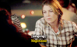 landmerbabe:  intoasylum:   ”We get in trouble all the time on the show for saying vagina [even though it’s a medical show]. You can say penis but not vagina, it’s a whole ‘Standards and Practices’ thing. They have more of a problem with the