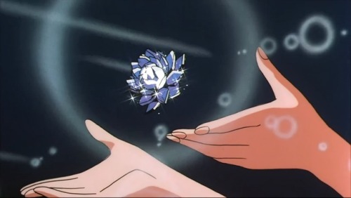 sailorsnapshots:Shots of the Silver Crystal in full bloom from Sailor Moon R: The Movie (Promise of 