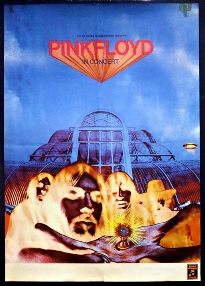 psychedelicway:  Poster for Pink Floyd’s 3/11-15/1970 West German tour.(no artist’s