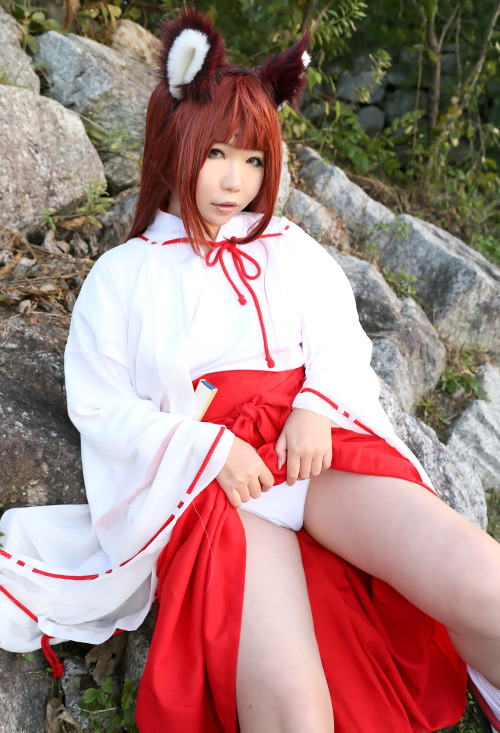 Cute Cosplay GIrl Higurashi Rin (Kitsune-Chan 3) 1-14
