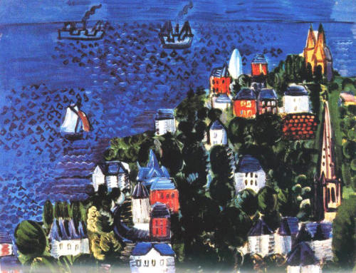 View of Sainte-Adresse, Raoul Dufy