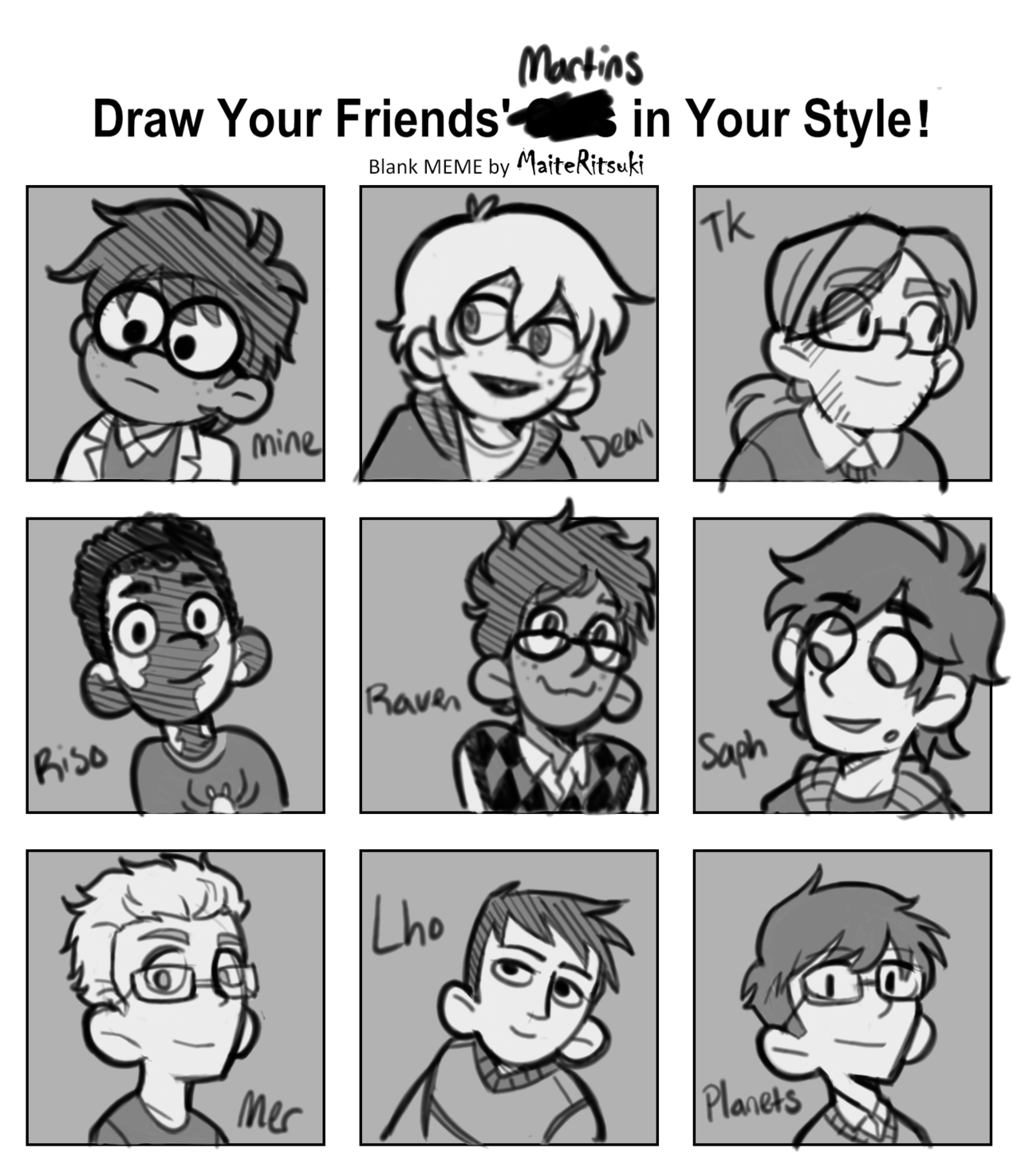 I M Doin Stuff Drawin Thangs Took The Draw Your Friends Oc S In Your Style Meme