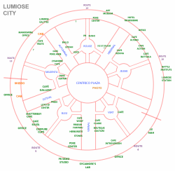 chromebookuro:  alternative-pokemon-art:  I found this map for those of us you who are having trouble finding their way around Luminose City.  BLESS THIS POST 