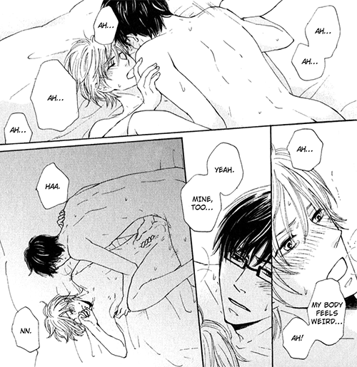 Edi's reading yaoi