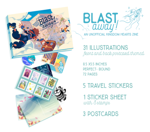 blastawaykhzine: PREORDERS ARE OPEN! Blast Away! is a Kingdom Hearts Fanzine focused on the wonderfu