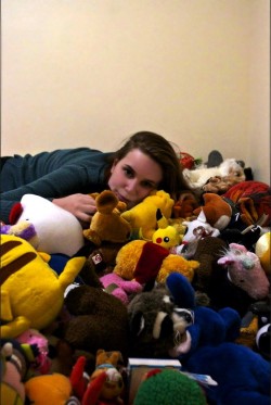 My face looks kinda weird in this (it&rsquo;s also old) but really, it&rsquo;s mostly just about the stuffies. 