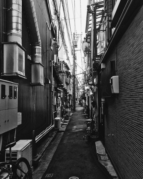 #alley in #bw #nezu #bunkyo-ku #tokyo #japan #tokio #japani #路地 #ろじ #vsco #vscocam #흑백 #흑백사진 #根津 #文京