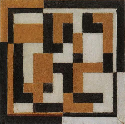 Composition, Theo van Doesburg, 1917-18