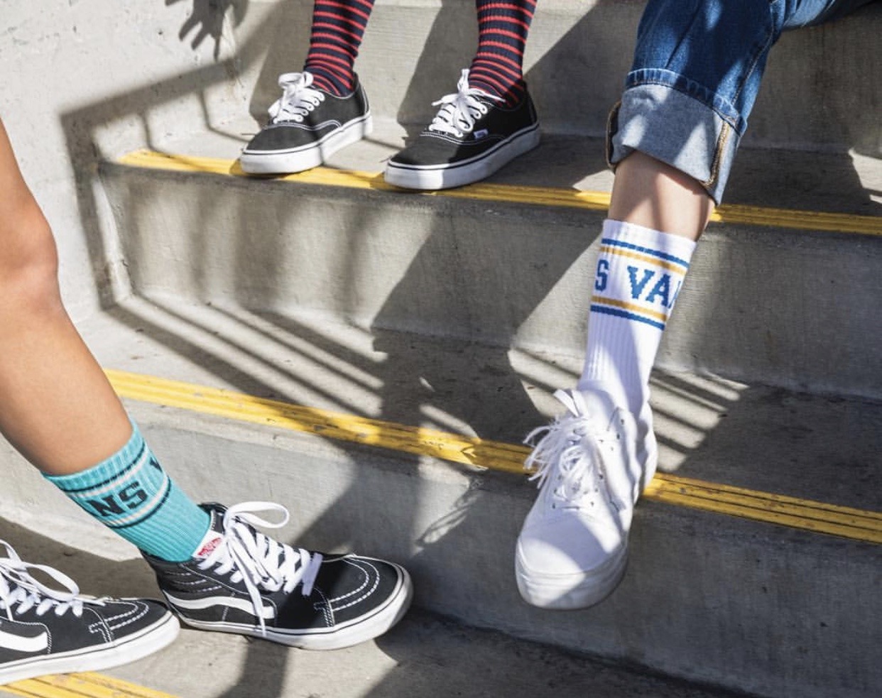 vans and crew socks