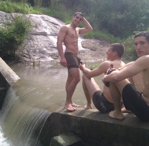 Hot bulging Israeli swimmers in wet underwear