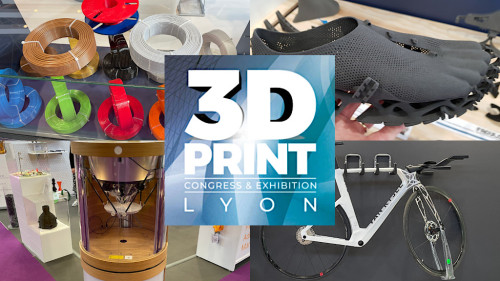  Take a look at our brief coverage of 3D PRINT Congress & Exhibition in Lyon.