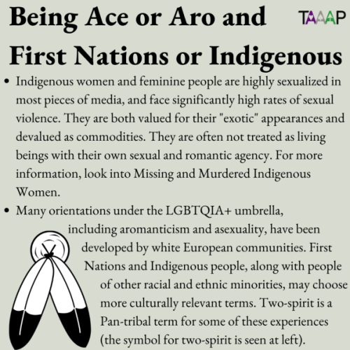 theaceandaroadvocacyproject: Last day of intersections week and we are highlighting First Nations an