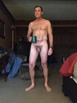 briefs6335:  Just a naked man  Would so enjoy having morning cup of coffee with undressed like that