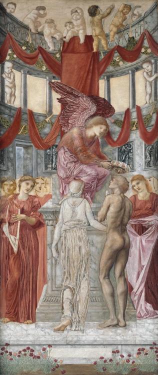 pre-raphaelisme:The Temple of Love by Edward Burne Jones, date unknown.