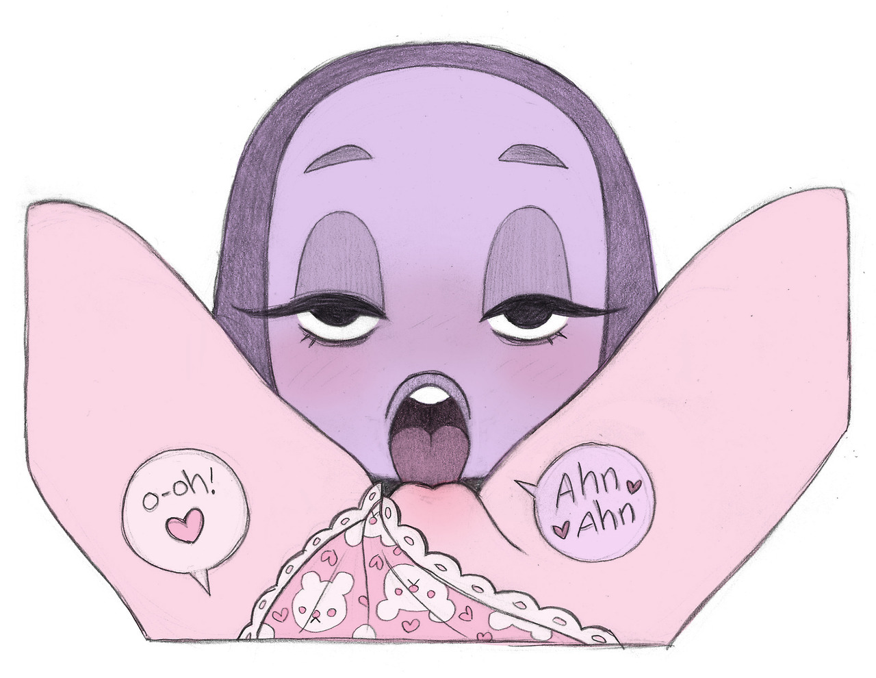 neulinu-nsfw:  Cambrie and Sable drawings from anon requests. &lt;3Thank you