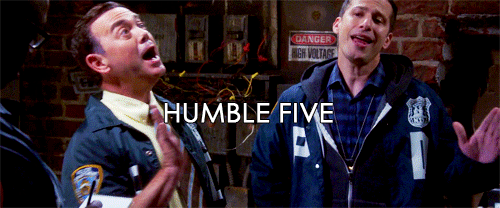 amystiago:Jake & Boyle + High Five