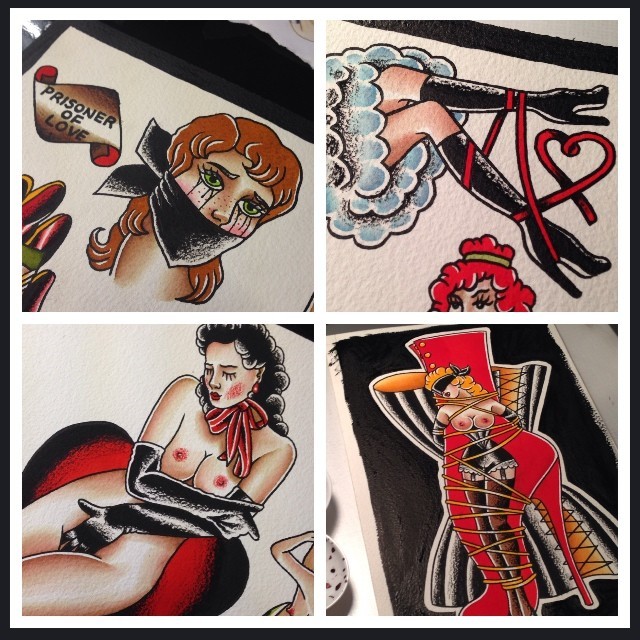 tom-chippendale:  The 2nd bondage sheet will be up for sale later today along with
