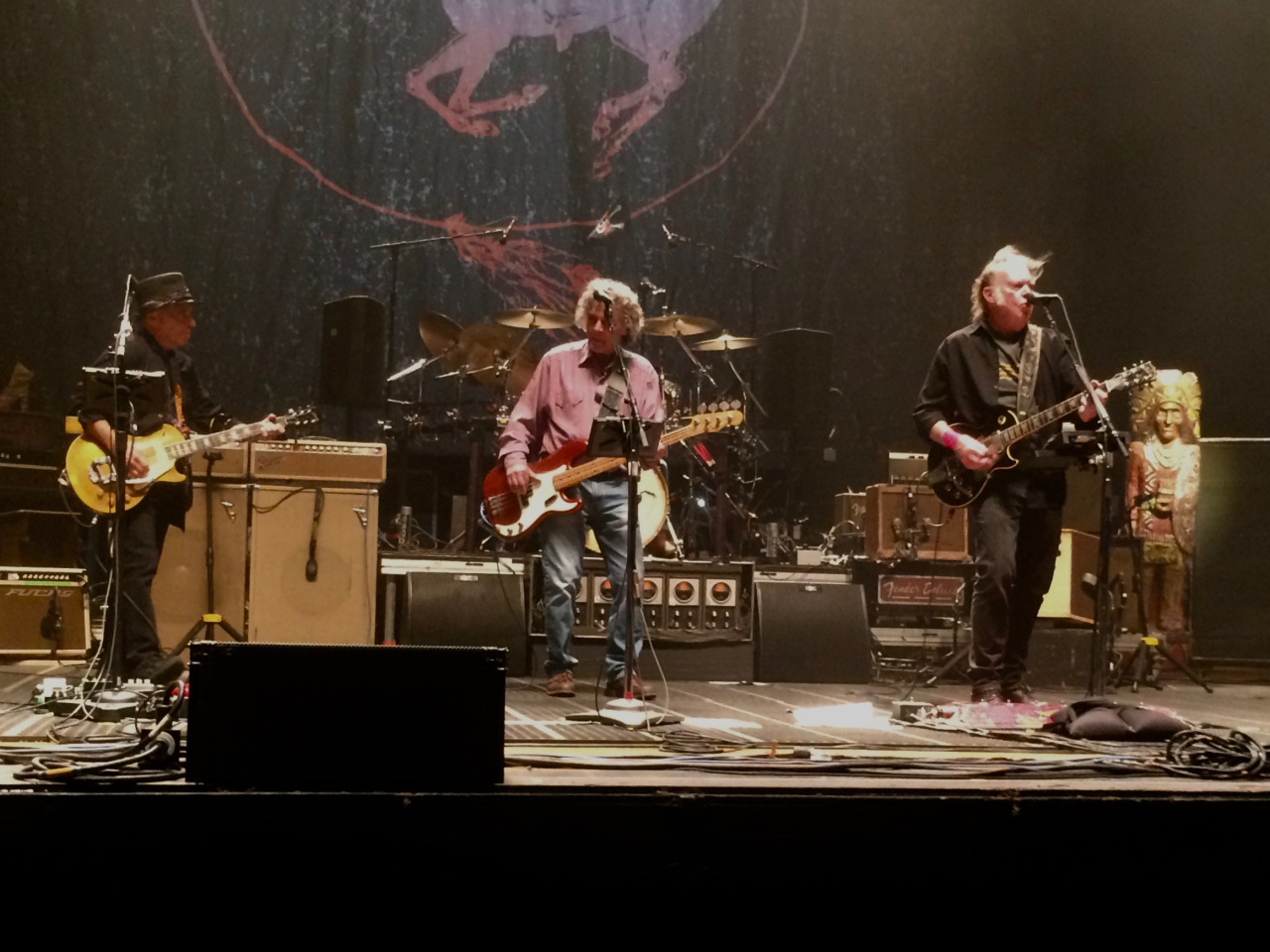 Neil Young & Crazy Horse - Warnors Theater, Fresno, California, May 1, 2018
Welcome to Fresno! Neil brought Crazy Horse back in 2018 for an all-too-brief run of shows way off-Broadway at a few central California theaters. There was a big change,...