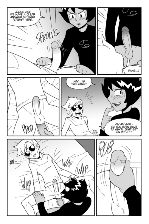 XXX Second page of the Homostuck comic. photo