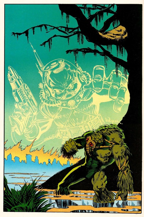 Porn photo comicbookartwork: MAN-THING Allegedly, before