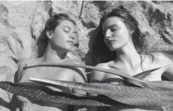 bahliss:  Camille Rowe & Tilda Lindstam