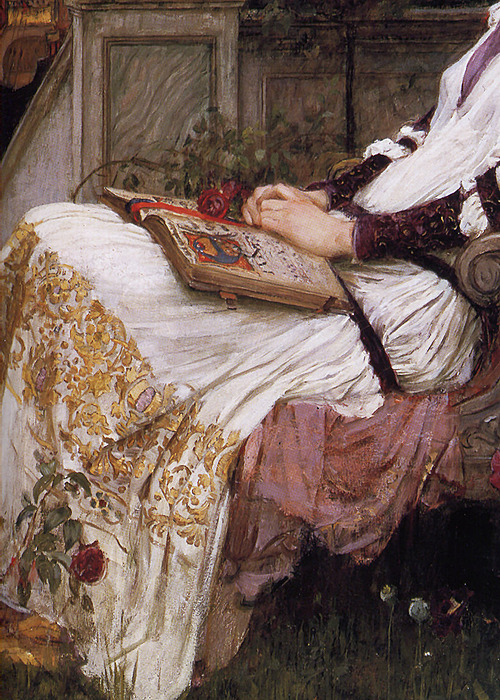 sollertias:Saint Cecilia by John William Waterhouse, 1895 (detail)