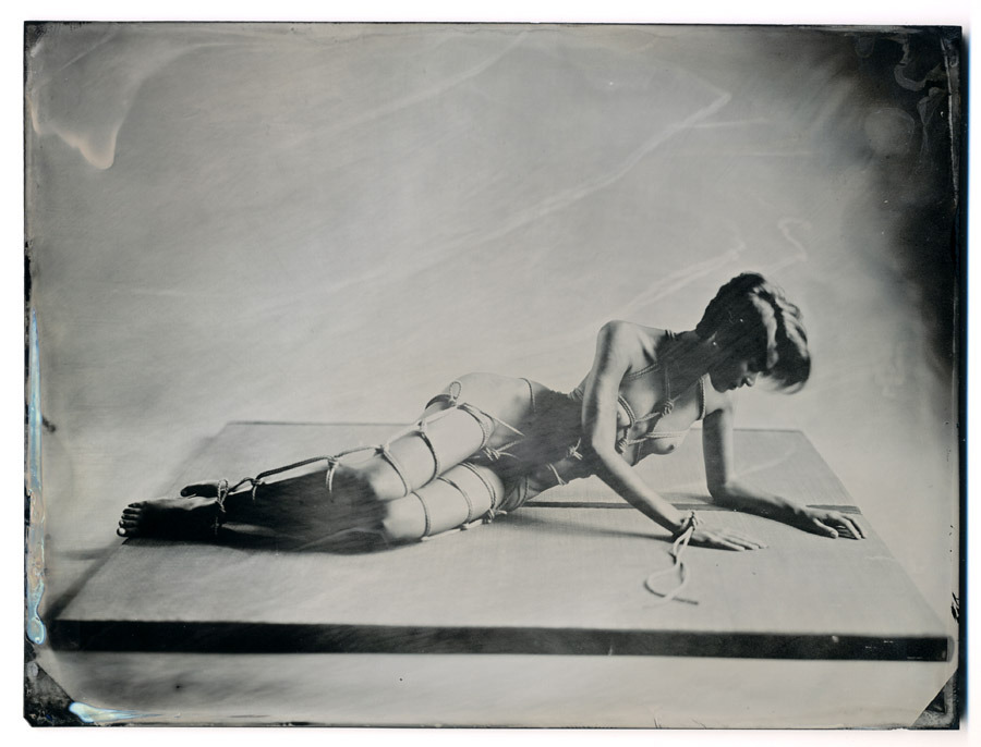 mjranum:  The Goddess, Reclining (Model: Evaineity)6x8” ambrotype on black glass