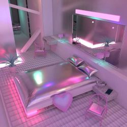 Househunting:  *~Holographic Neon Late Night Dream Home Inspo~* Holographic Pillows ||