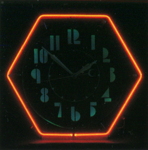 thegroovyarchives: 1930′s Neon ClocksFrom Let There Be Neon, Rudi Stern, 1979.