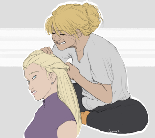 XXX avannak:  “So where did you learn to braid photo