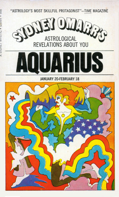 design-is-fine:  John Alcorn, Zodiac, 1969. Cover illustration for Sydney Omarr’s Astrological book series. Via MewDeep6 