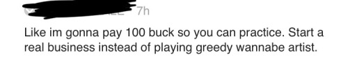 dmbakura:  nayuunart:  dmbakura: imma need non artists to shut their cuck mouths for a minute and go and pick up a tablet and pump out some digital art like it’s “so easy” and “isnt worth paying for” because yall can clearly do the work yourselves