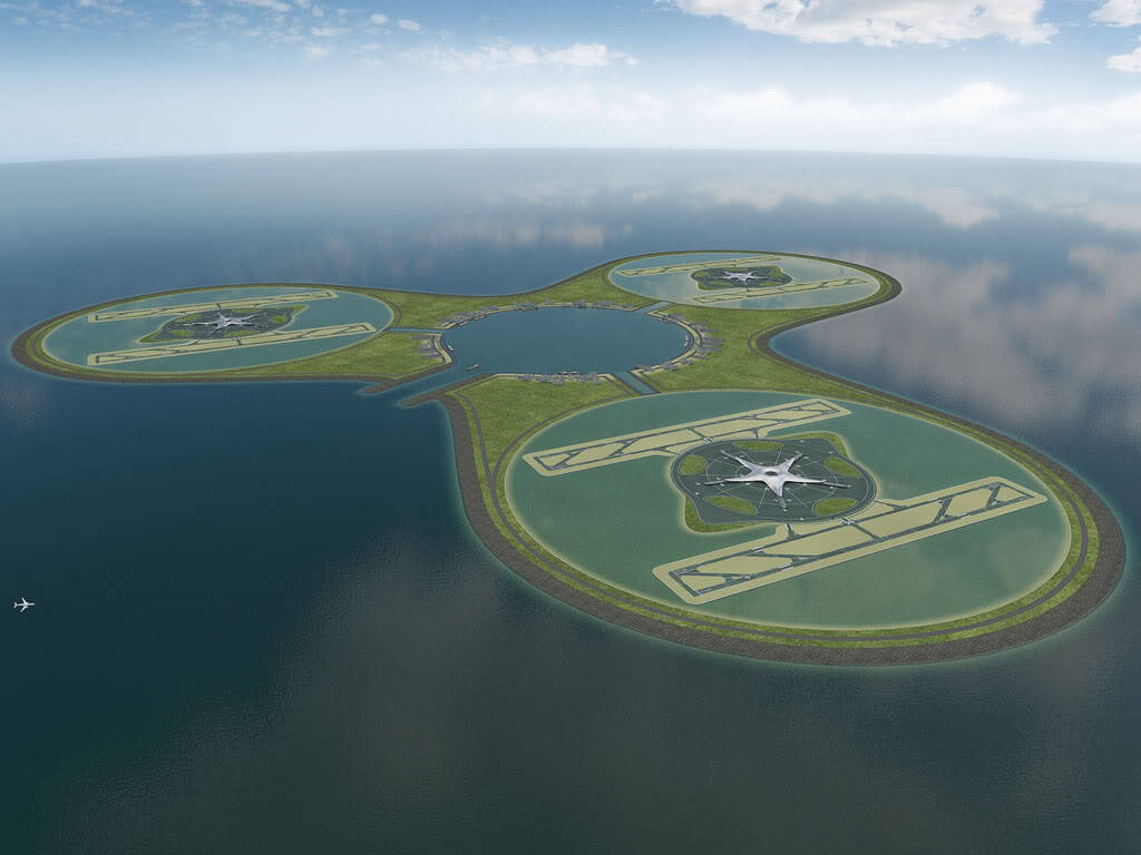 coolthingoftheday:    North Sea International Airport is a vision from two large