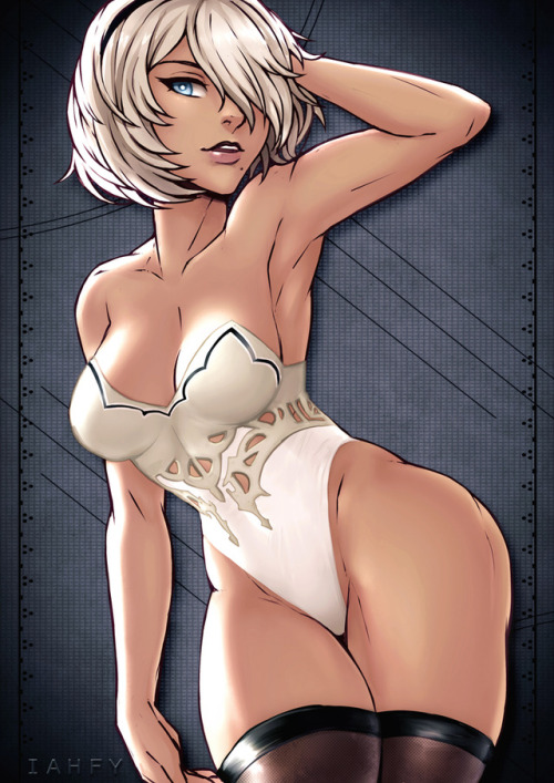 iahfy: modern 2B that took 4ever I have a problem ;w; variation set preview +++ 